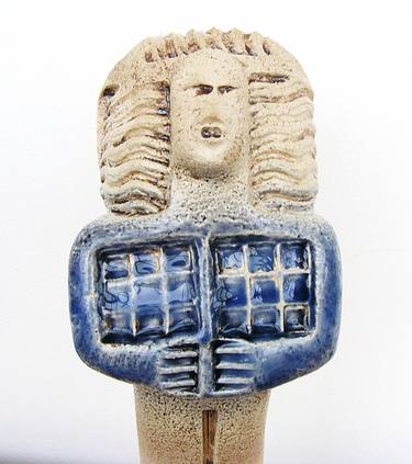 Shabti - Ancient Egyptian Servant to Khufu - Ceramic Sculpture thumb