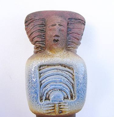 Shabti - Ancient Egyptian Servant to Thutmose - Ceramic Sculpture thumb