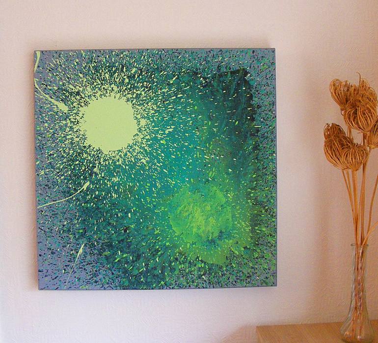 Original Abstract Painting by Dick Martin