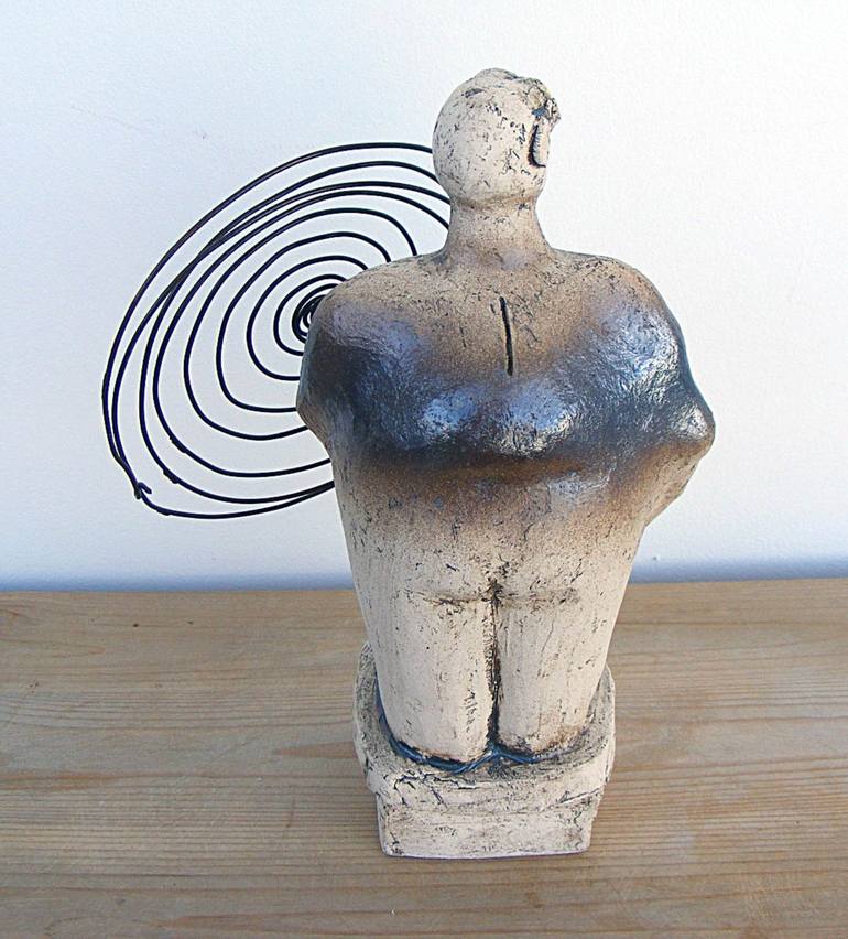 Original Figurative People Sculpture by Dick Martin