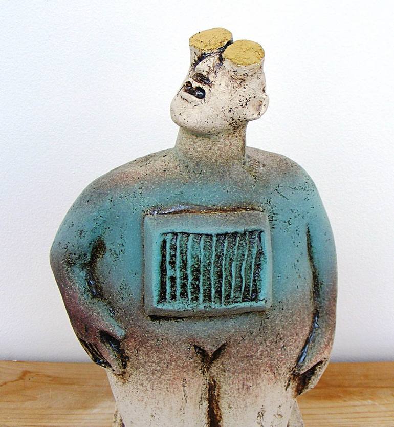 Original Abstract People Sculpture by Dick Martin