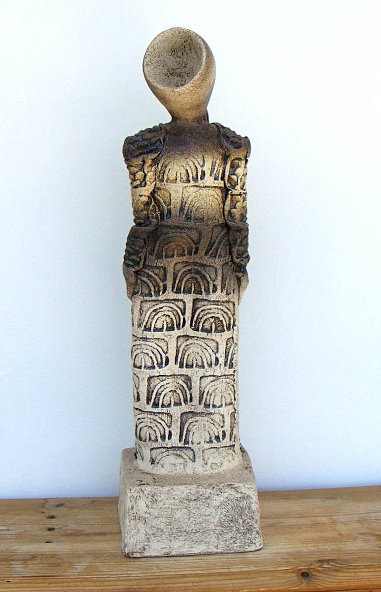 Ceramic Sculpture - Ozymandias Sculpture by Dick Martin | Saatchi Art