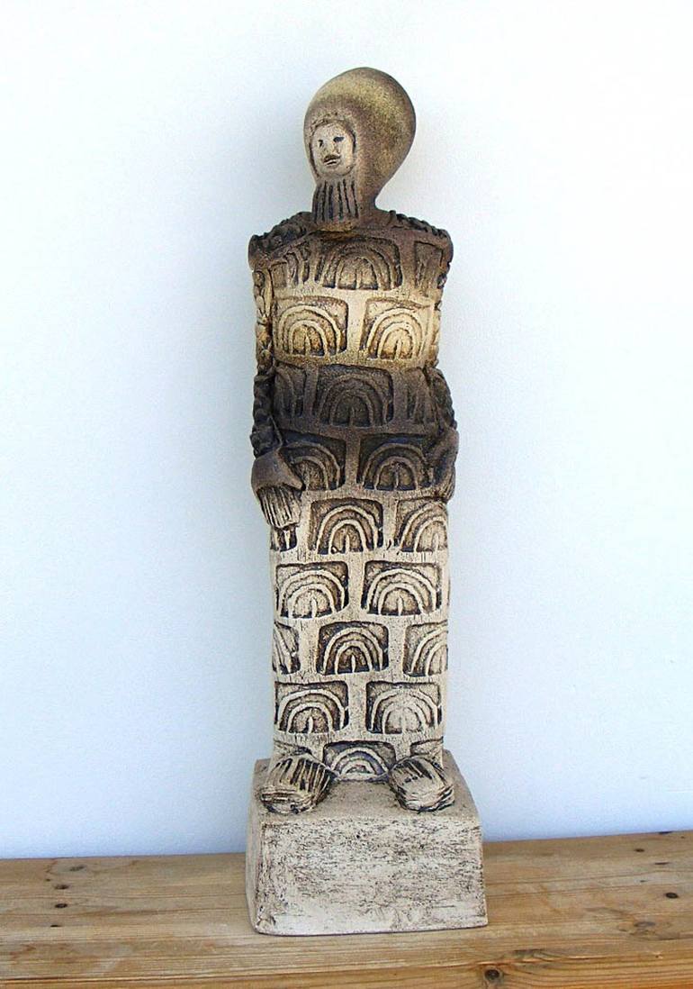 Ceramic Sculpture - Ozymandias Sculpture by Dick Martin | Saatchi Art