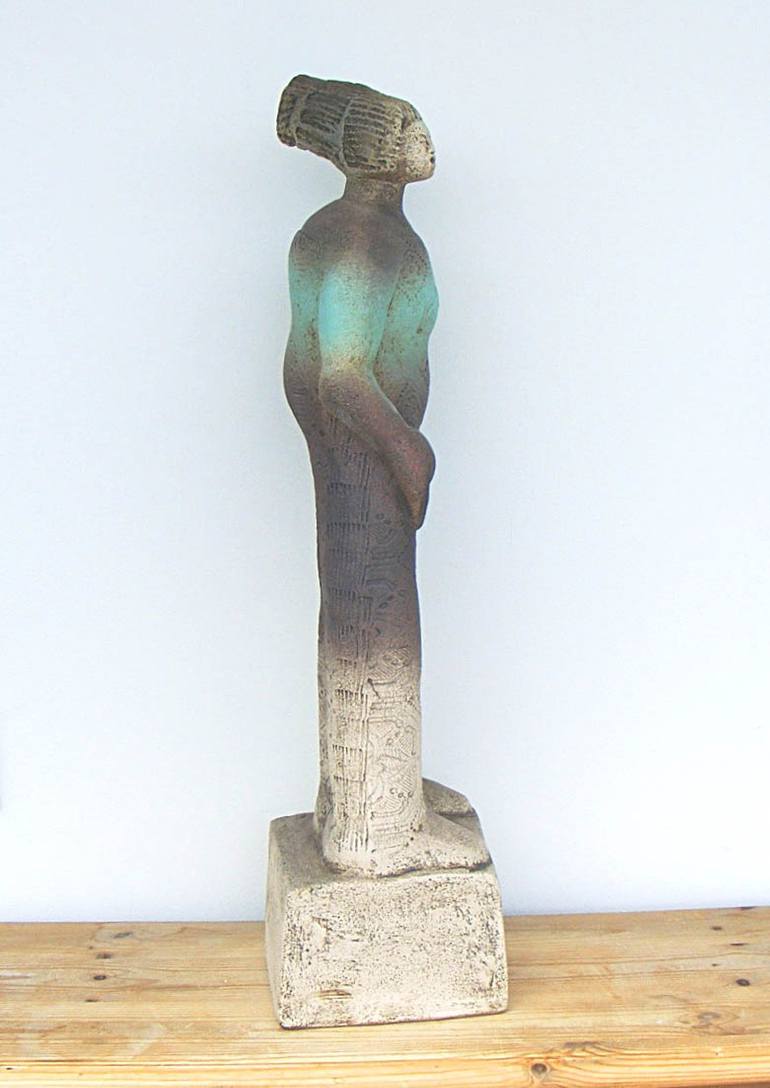 Original Portraiture Women Sculpture by Dick Martin