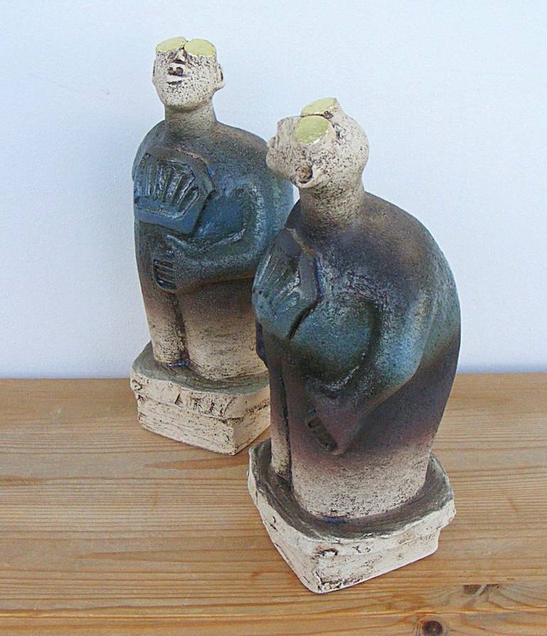 Original Abstract People Sculpture by Dick Martin