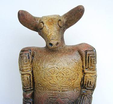 Ceramic Sculpture - The Minotaur thumb