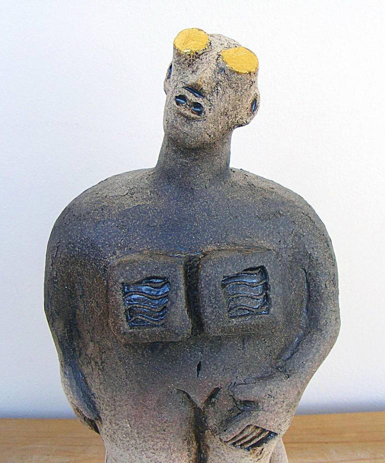 Original Abstract People Sculpture by Dick Martin