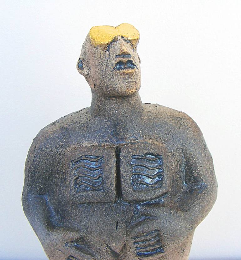 Original Abstract People Sculpture by Dick Martin