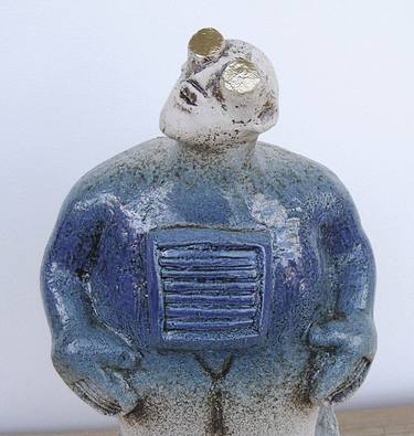 Stargazer Figure - Ceramic Sculpture thumb