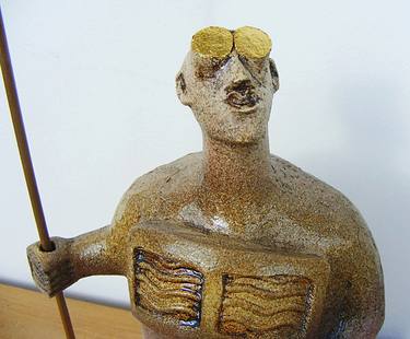 Sentinel Figure -Ceramic Sculpture thumb