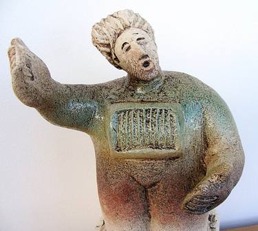 Opera Singer from Puccini’s Tosca, “Vissi d’arte”- Ceramic Sculpture thumb