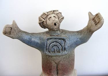 Opera Singer from Puccini’s Turandot, “Nessun dorma” - Ceramic Sculpture thumb