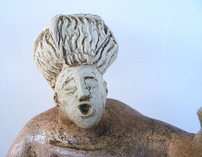 Original Portraiture People Sculpture by Dick Martin