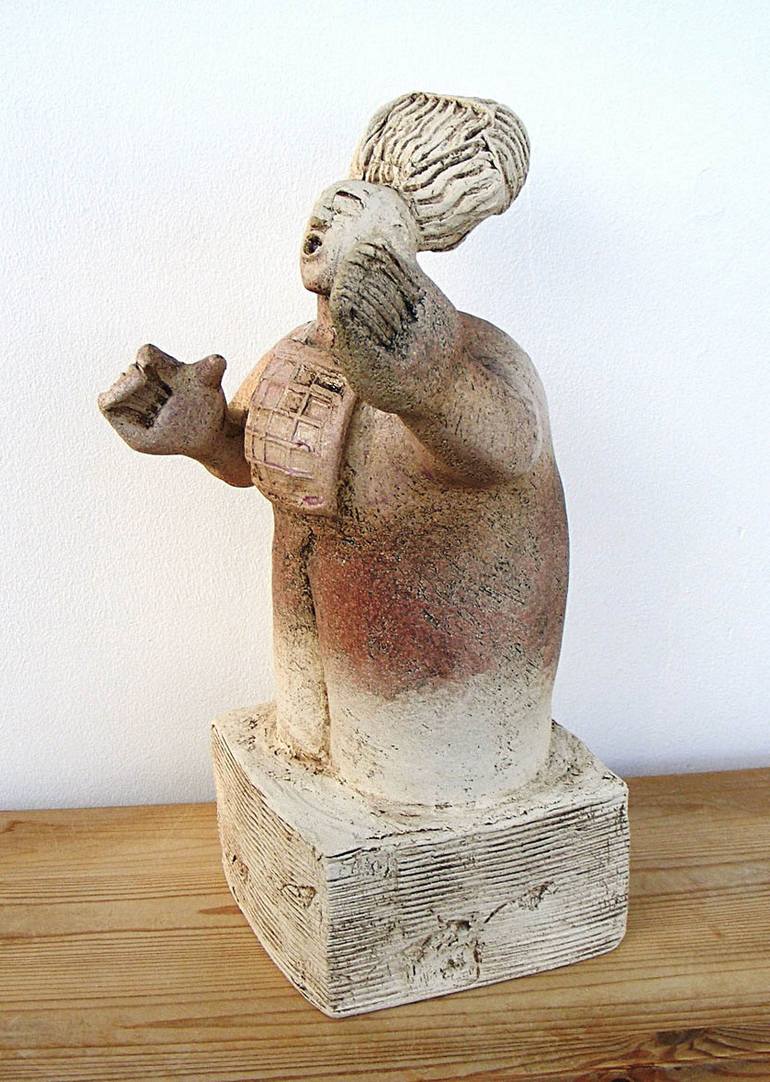 Original Portraiture People Sculpture by Dick Martin