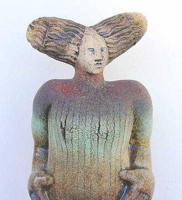 Ceramic Sculpture - Calliope Muse of Poetry thumb