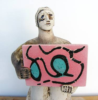 Artist - This Painting Would Go So Well In Your Drawing Room - Ceramic Sculpture thumb