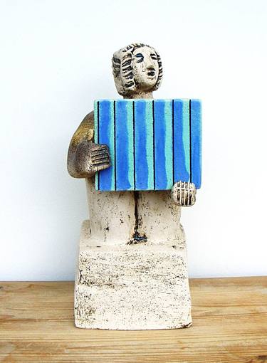 Artist - Ooh, I Do Love Stripes - Ceramic Sculpture thumb