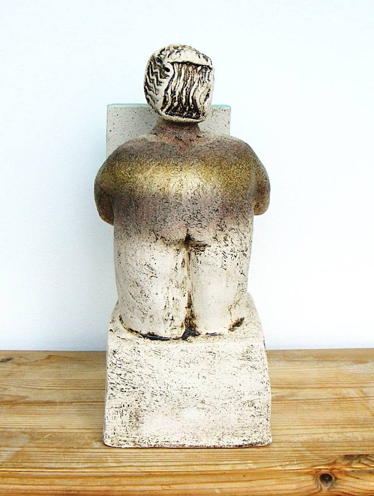 Original Abstract People Sculpture by Dick Martin