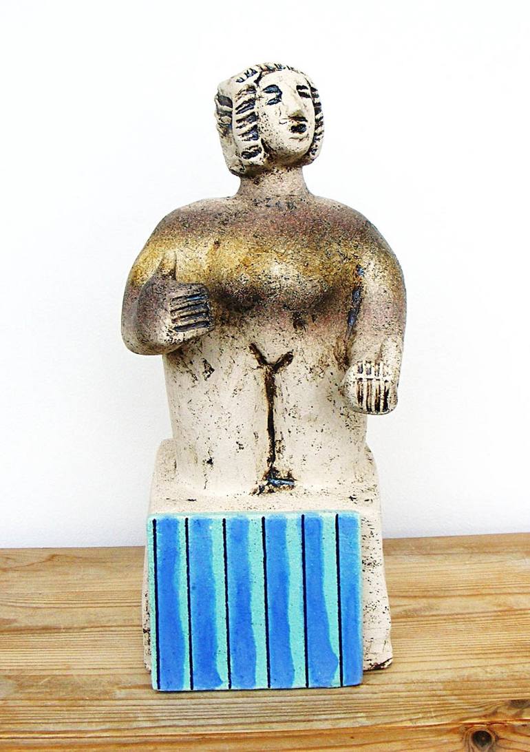 Original Abstract People Sculpture by Dick Martin