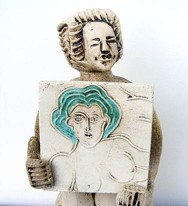 Artist - Do You Like My Self Portrait? - Ceramic Sculpture thumb