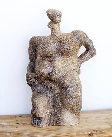 Original Abstract Classical mythology Sculpture by Dick Martin