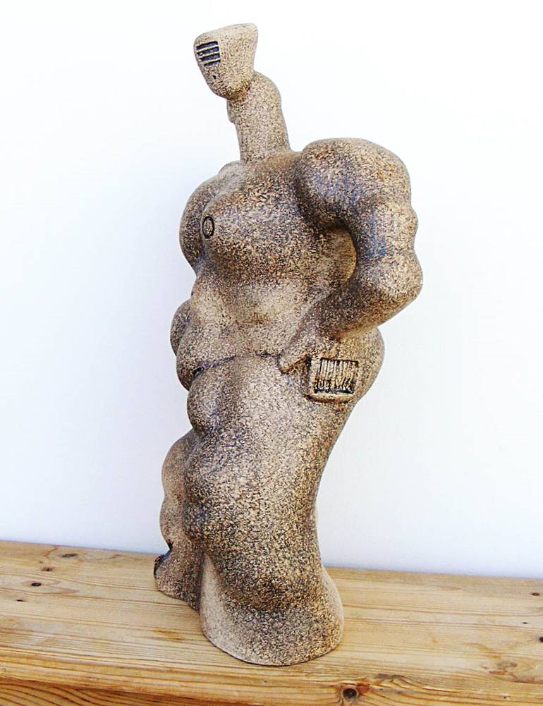 Original Abstract Classical mythology Sculpture by Dick Martin