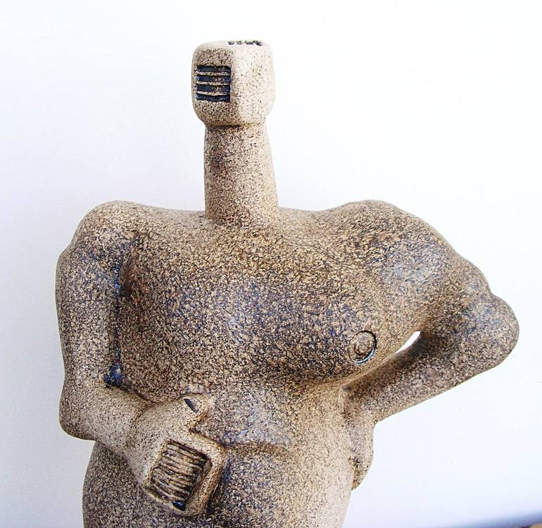 Original Abstract People Sculpture by Dick Martin