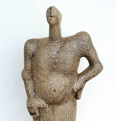 Original Abstract People Sculpture by Dick Martin