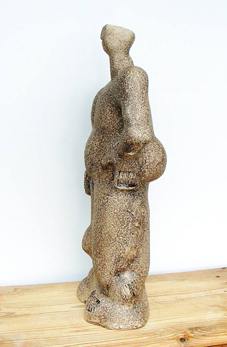 Original Abstract People Sculpture by Dick Martin