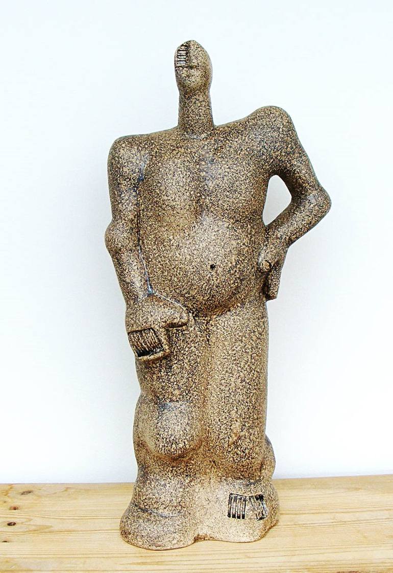 Original Abstract People Sculpture by Dick Martin