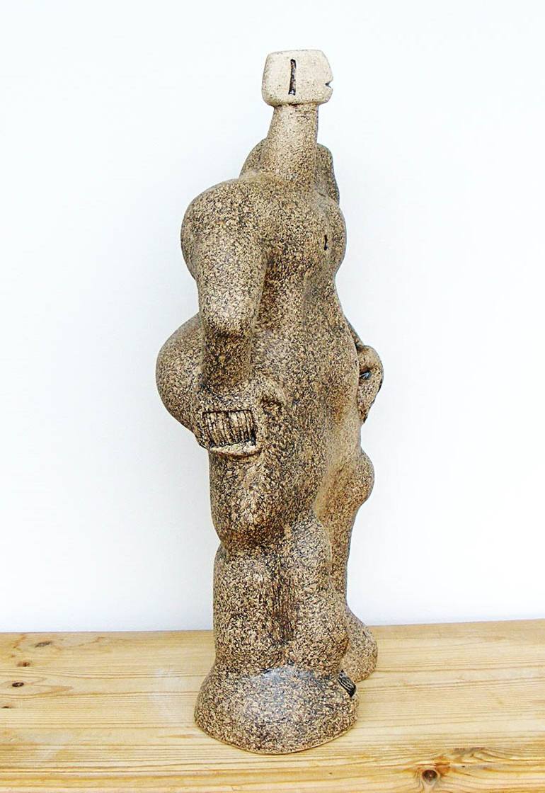 Original Abstract People Sculpture by Dick Martin