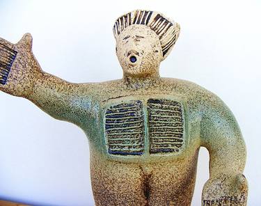 Opera Singer from Puccini’s Tosca, “Tosca, mi fai dimenticare Ididio”- Ceramic Sculpture thumb