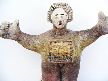 Opera Singer from Puccini’s La Boheme, Rodolfo, "Che gelida manina!”- Ceramic Sculpture thumb