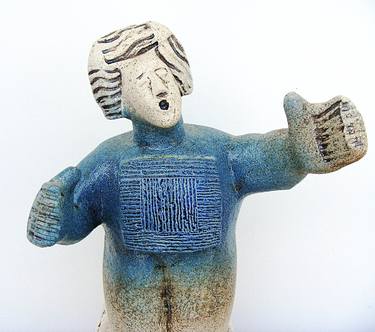 Opera Singer from Gounod’s Faust. - Faust, "A toi, fantome adorable”- Ceramic Sculpture thumb