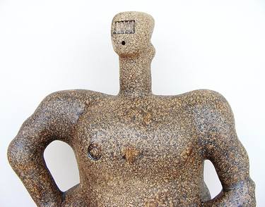 Mythological Giant Gogmagog - Legendary English Giant - Ceramic Sculpture thumb
