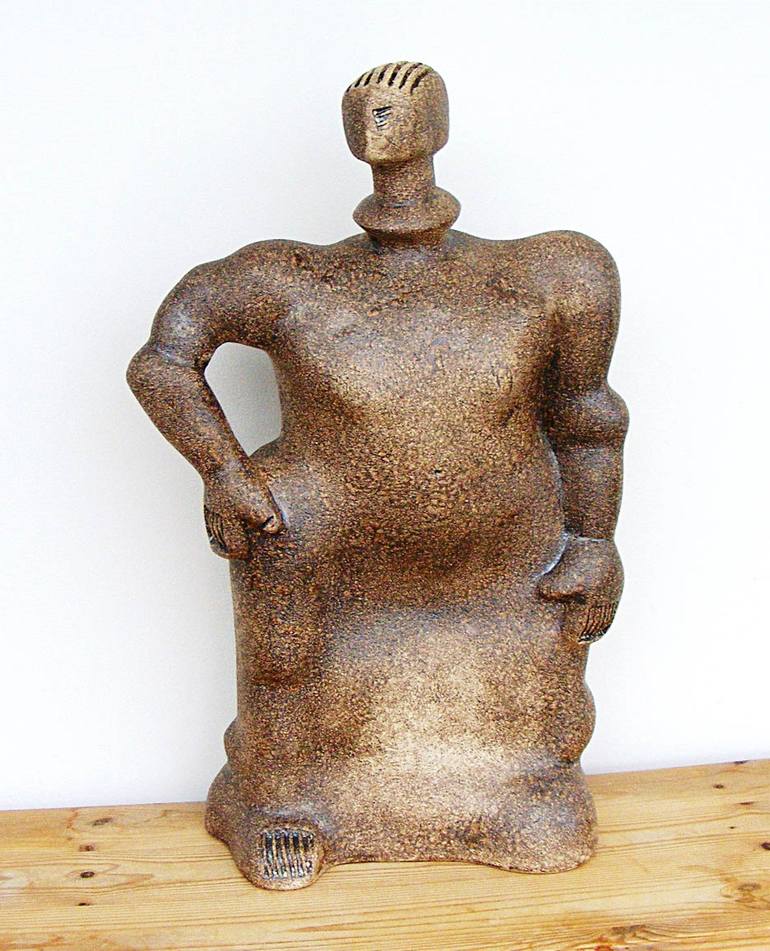 Original Abstract People Sculpture by Dick Martin