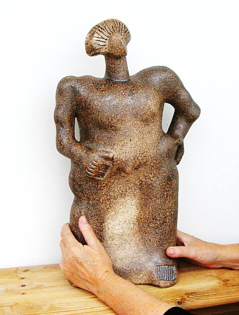 Original Abstract People Sculpture by Dick Martin