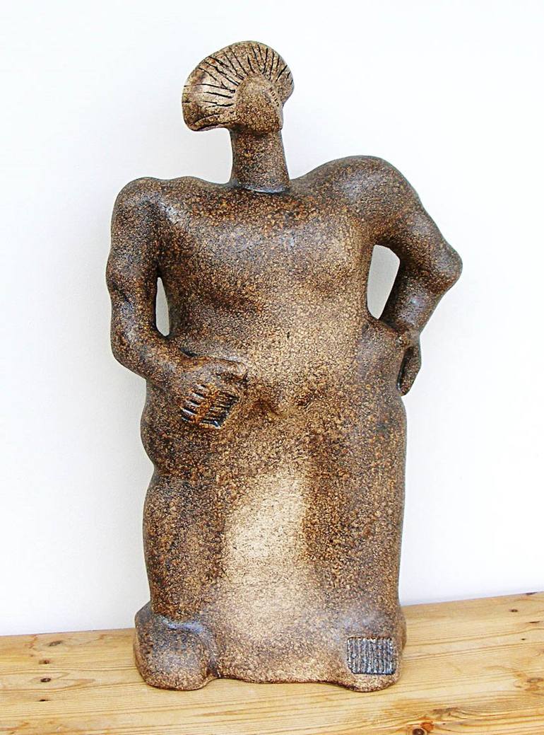 Original Abstract People Sculpture by Dick Martin