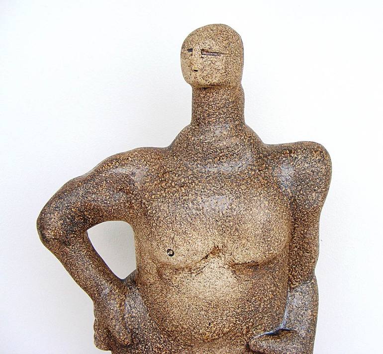 Original Abstract People Sculpture by Dick Martin