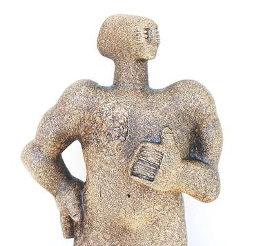 Mythological Giant, Fafner - Ceramic Sculpture thumb