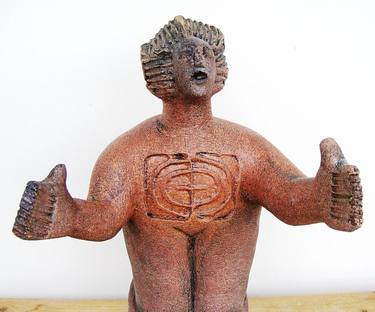Opera Singer from Aida, “Celeste Aida” - Ceramic Sculpture thumb