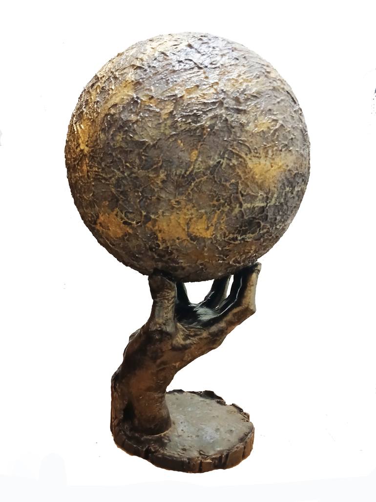 Original Abstract Expressionism Abstract Sculpture by Anna Russo Words Art