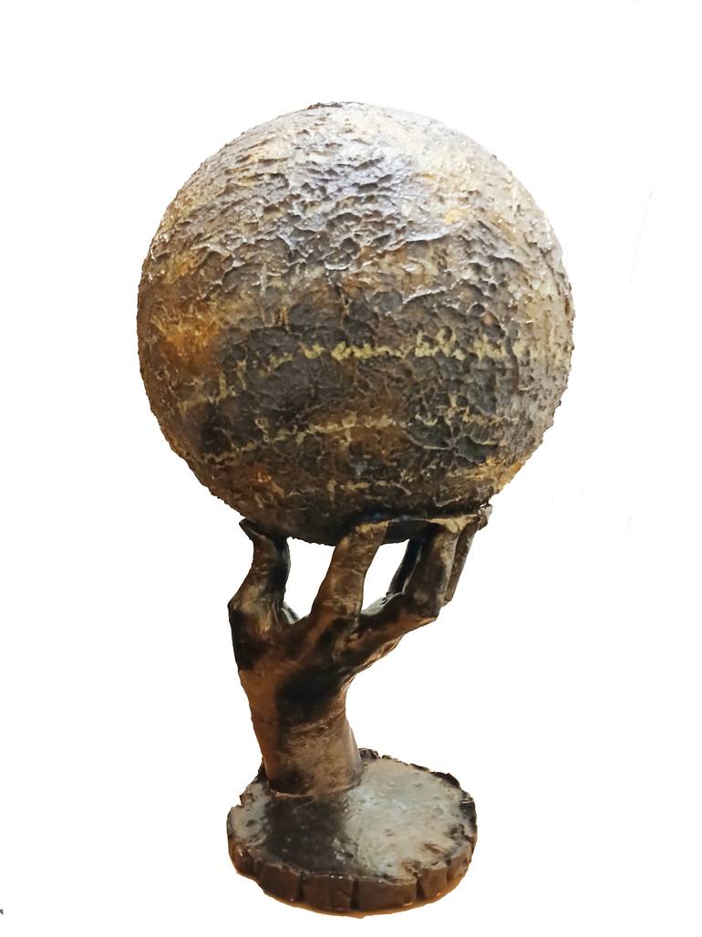 Original Abstract Expressionism Abstract Sculpture by Anna Russo Words Art