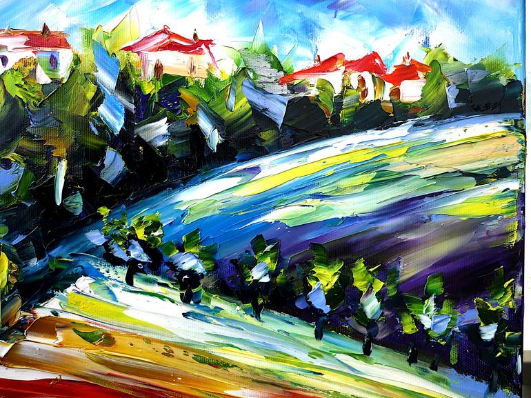Original Contemporary Landscape Painting by Mirek Kuzniar