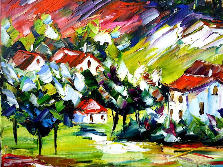 Original Contemporary Landscape Painting by Mirek Kuzniar