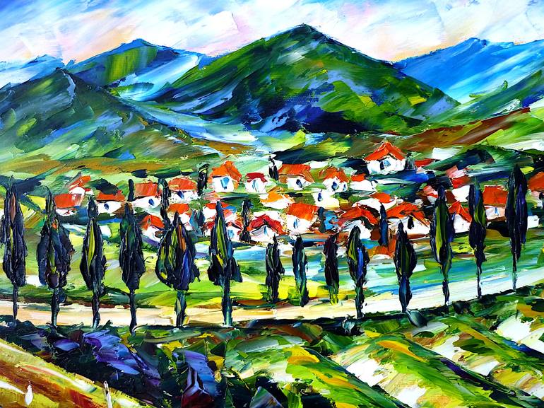 Original Landscape Painting by Mirek Kuzniar