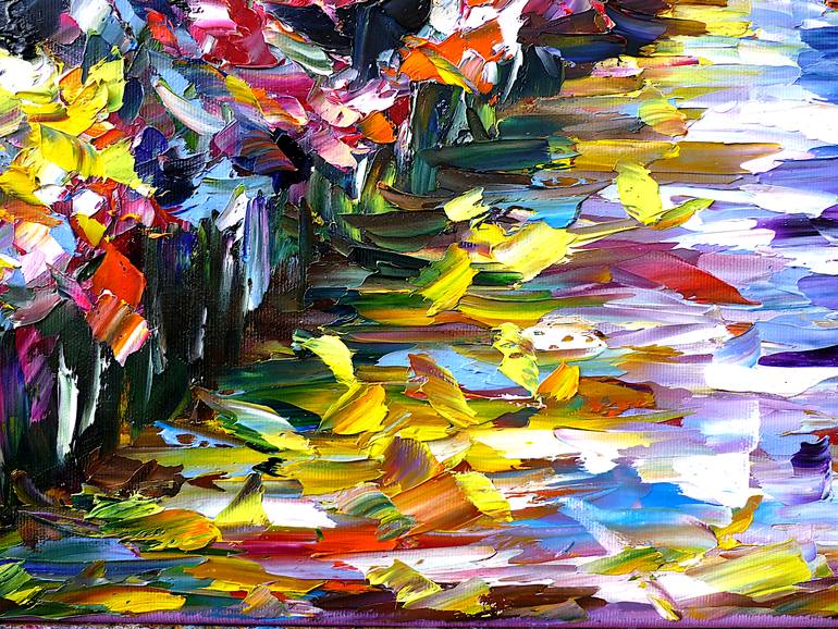 Original Abstract Landscape Painting by Mirek Kuzniar