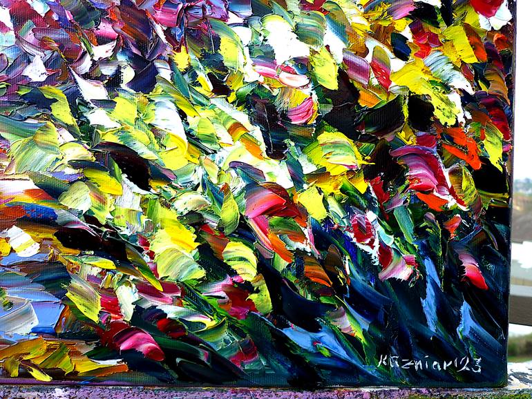 Original Abstract Landscape Painting by Mirek Kuzniar