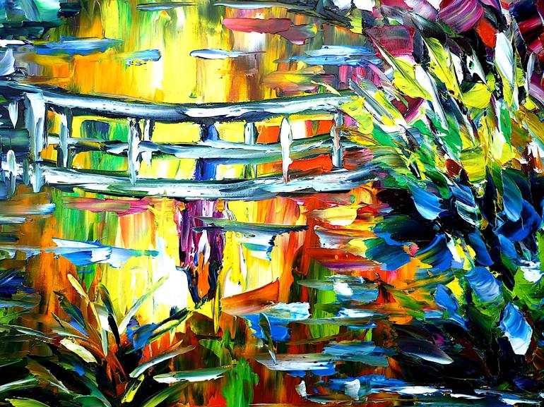 Original Contemporary Garden Painting by Mirek Kuzniar