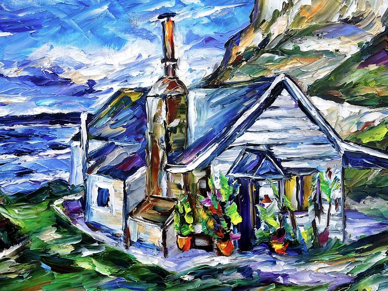 Original Impressionism Places Painting by Mirek Kuzniar